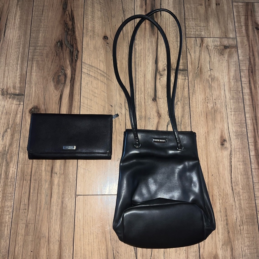 Dark brown purse and wallet - Picture 5 of 6